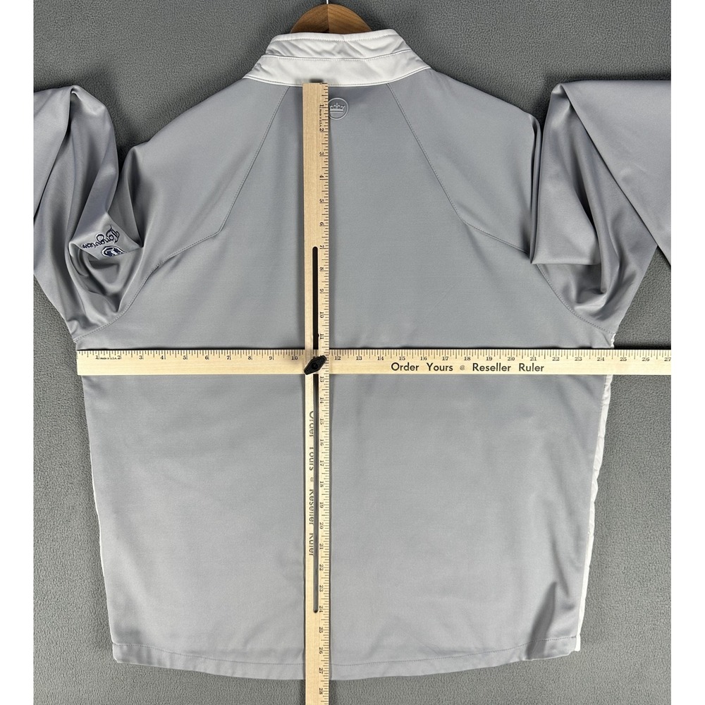 Peter Millar Jacket Mens XL Gray Merge Hybrid Quilted Quiet Luxury Golf Office - Picture 8 of 11